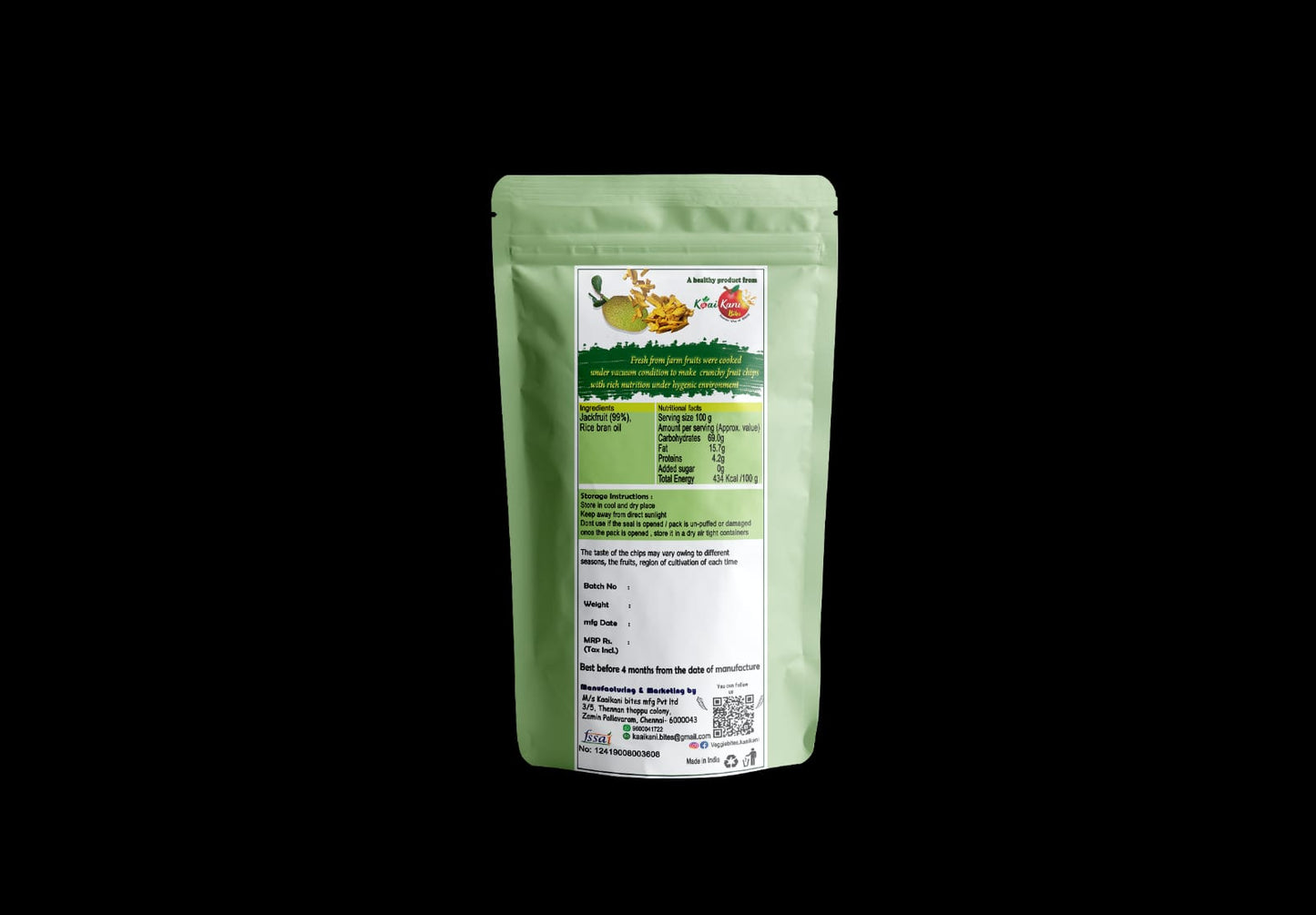 Jack Fruit Chips /பலாப்பழம் சிப்ஸ் 40gms