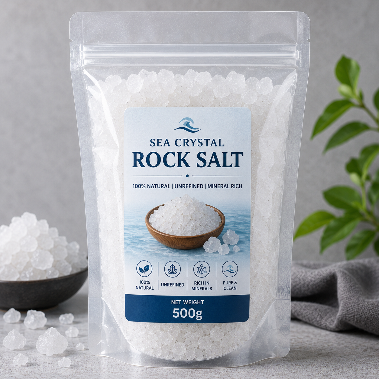 Sea Crystal Salt White | கடல் படிக உப்பு 500g