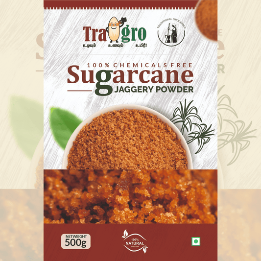 SugarCane Jaggery Powder (Premium) | நாட்டுச்சர்க்கரை 500g